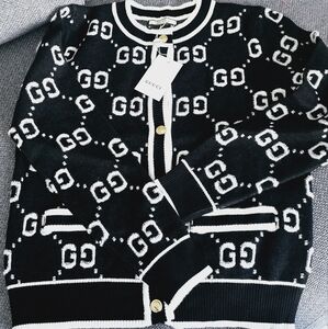 COPY - GG. DELUXE knit sweater letters but not gucci, so alike, sz S-M